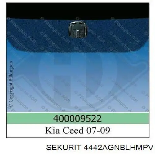 GS4031D12 XYG Автомобільне скло