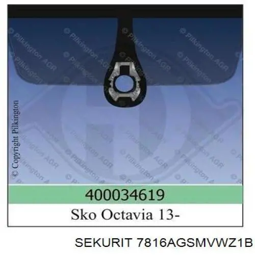 Автоскло Pilkington GS6415D12P ціна, від 194.92 USD