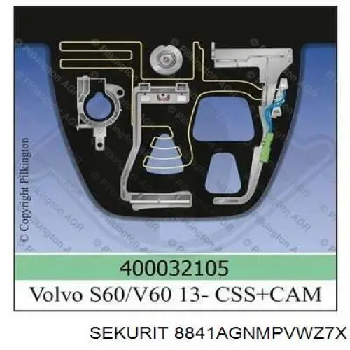 Лобове скло GS7212D11 XYG
