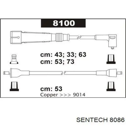  Sentech 8086 ціна, від 27.98 USD