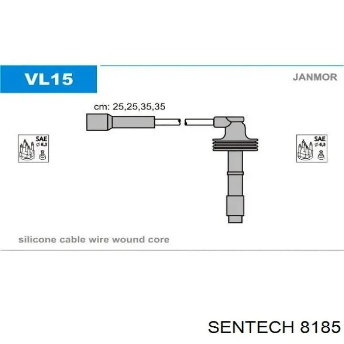 Високовольтні дроти 1275284 Renault (RVI)