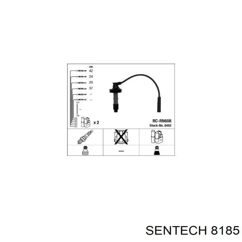 Високовольтні дроти 1275284 Renault (RVI)
