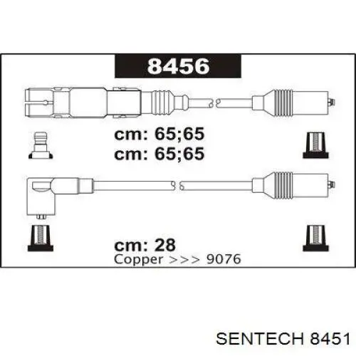 8451 Sentech Проводи високовольтні
