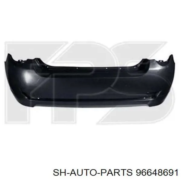 Молдинг капота 96648691 SH Auto Parts