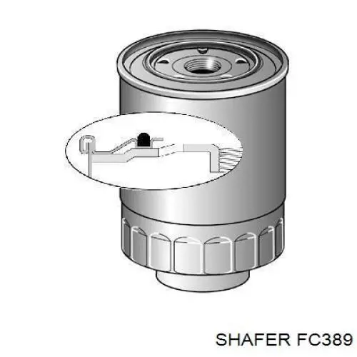 FC389 Shafer фільтр паливний