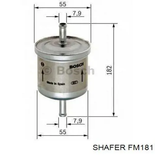 Фільтр паливний FM181 Shafer