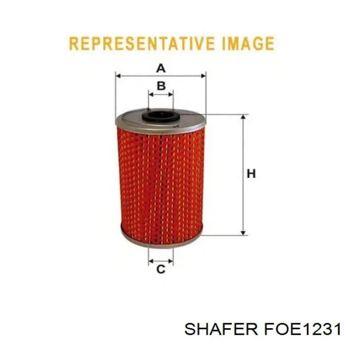 Купити FOE1231 Shafer Фільтр очищення масла відцентровий