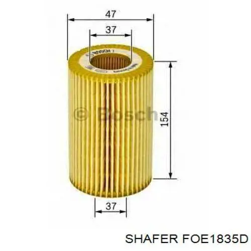 Фільтр масляний FOE1835D Shafer