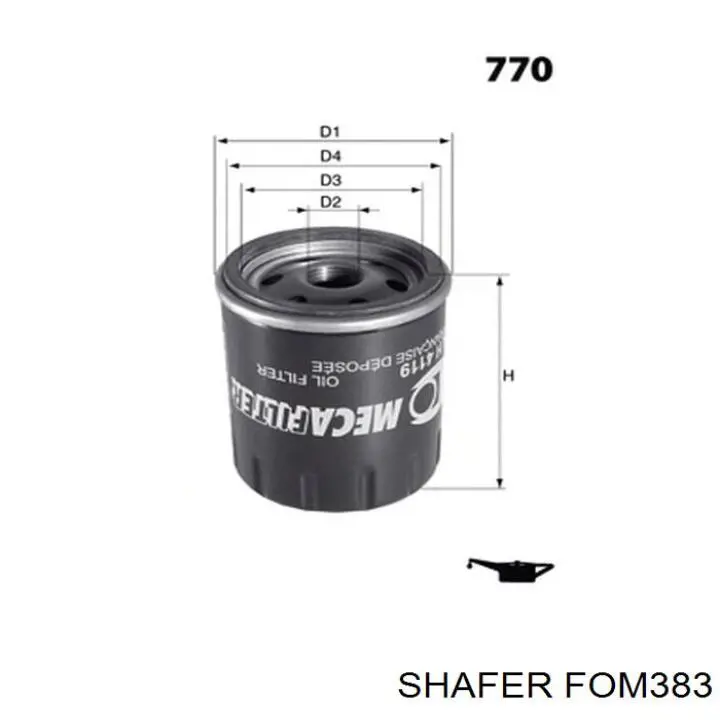 FOM383 Shafer Фільтр масла