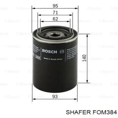 Масляний фільтр FOM384 Shafer