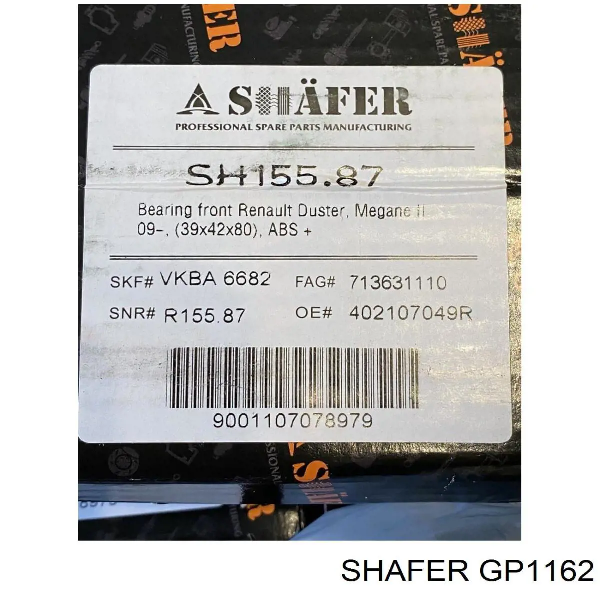 GP1162 Shafer Демпфер колінвалу