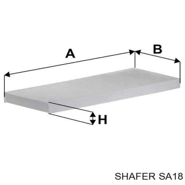 SA18 Shafer Внутрішньосалонний фільтр