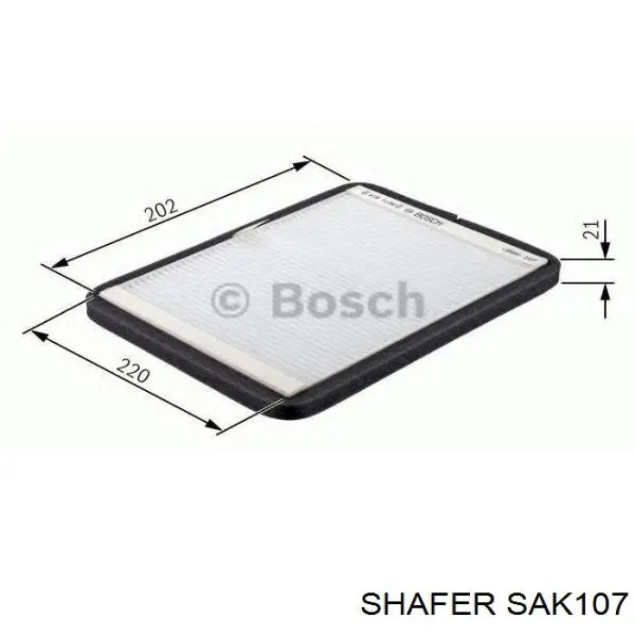 SAK107 Shafer Внутрішньосалонний фільтр
