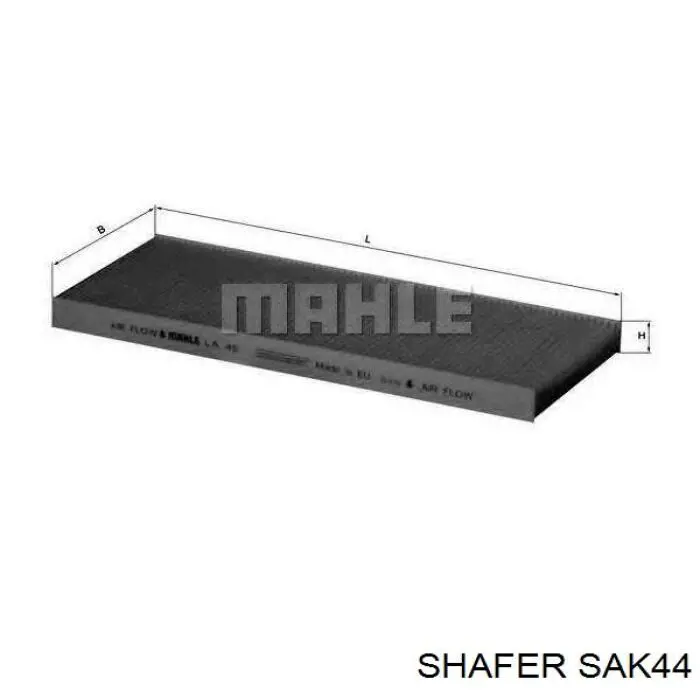 Фільтр повітряний обігрівача Shafer SAK44 ціна, від 5.26 USD