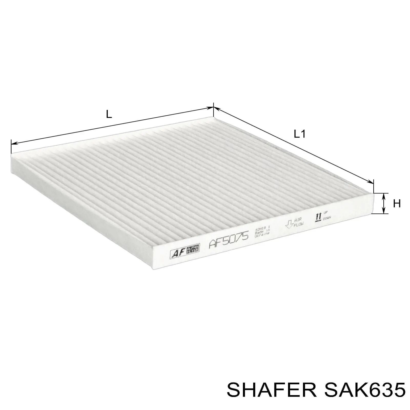SAK635 Shafer Внутрішньосалонний фільтр