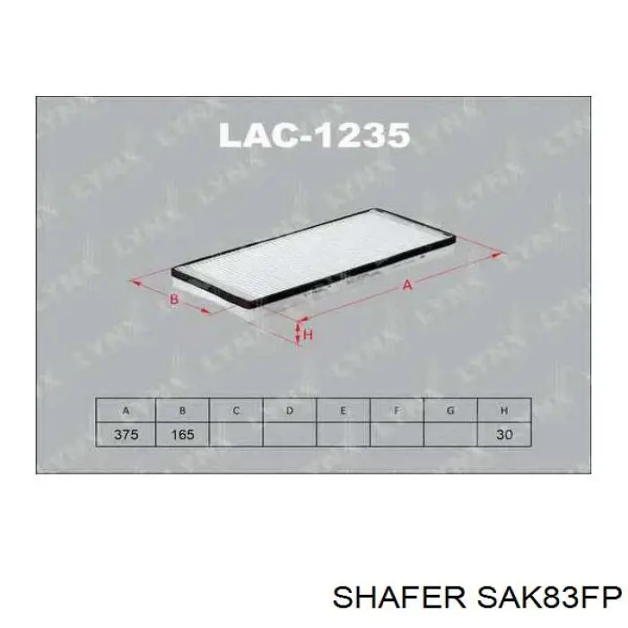 Фільтр повітряний обігрівача Shafer SAK83FP ціна, від 7.67 USD