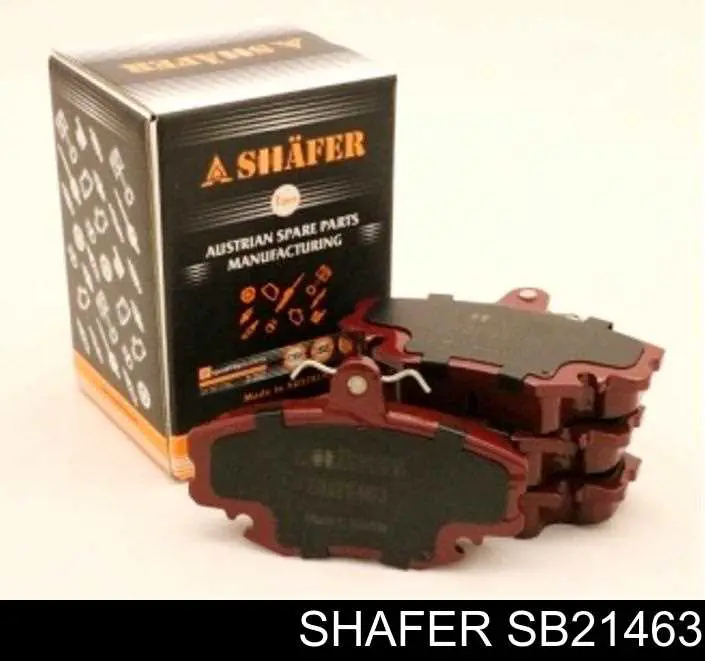 SB21463 Shafer колодки гальмівні передні, дискові