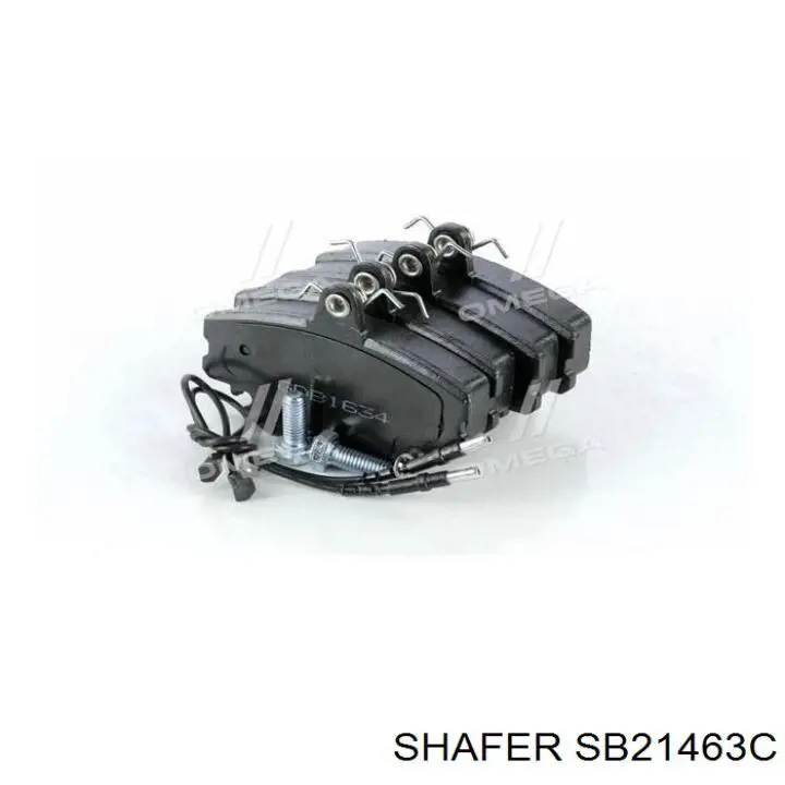 SB21463C Shafer колодки гальмівні передні, дискові