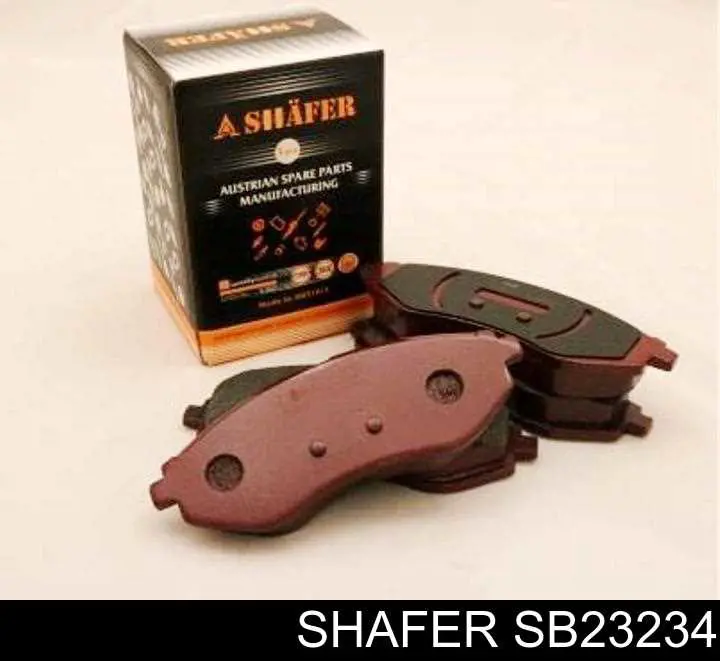 SB23234 Shafer колодки гальмівні передні, дискові