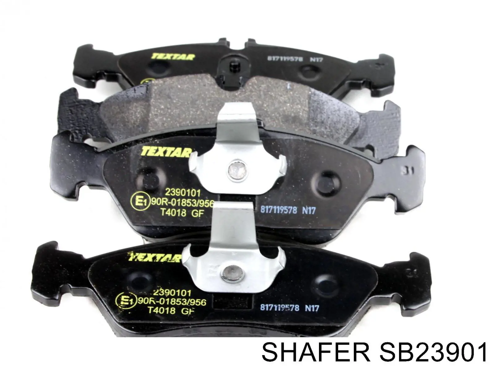 SB23901 Shafer Колодки гальмівні задні, дискові