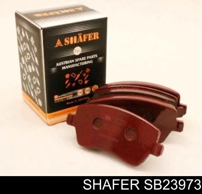 SB23973 Shafer колодки гальмівні передні, дискові