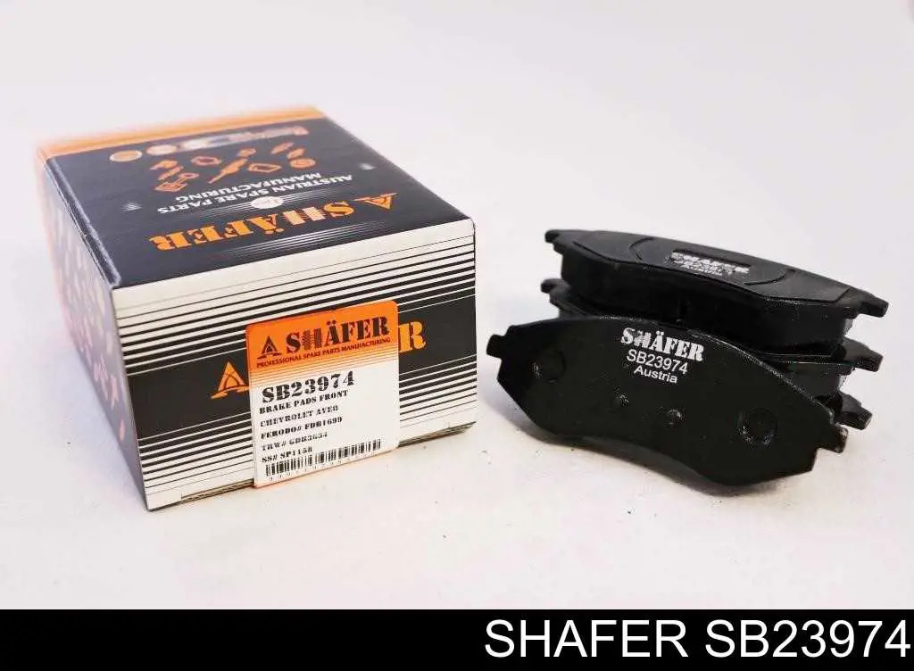 SB23974 Shafer Передні гальмівні колодки
