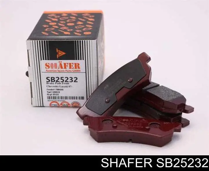 Задні гальмівні колодки SB25232 Shafer