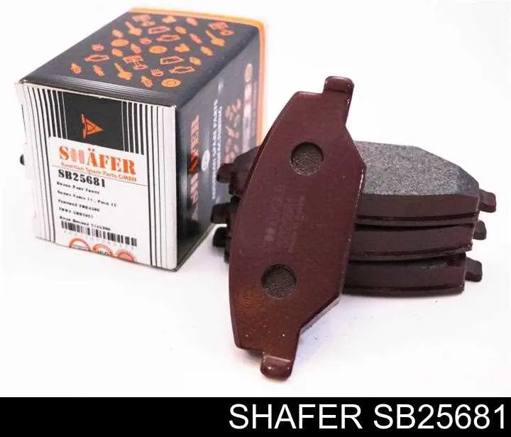 Передні тормозні колодки SB25681 Shafer
