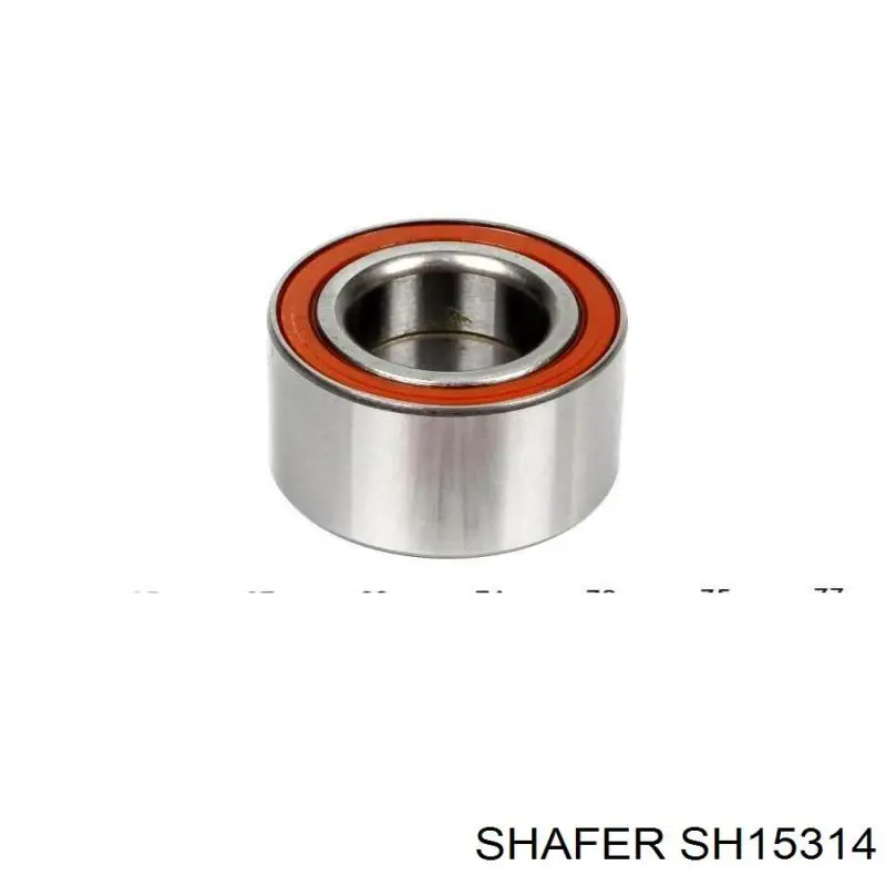 Комплект підшипник маточини передньої Shafer SH15314 ціна, від 6.88 USD
