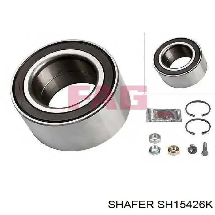 Підшипник маточини передньої/задньої SH15426K Shafer