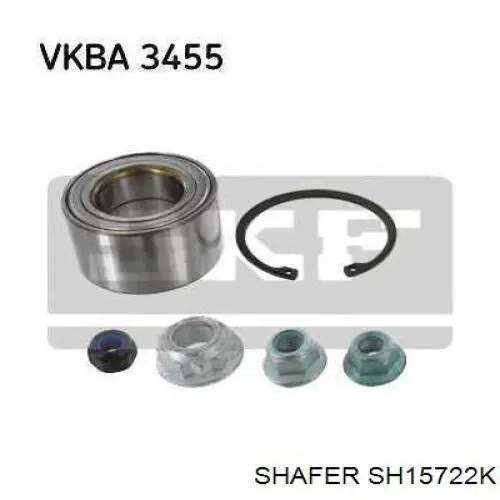 Купити SH15722K Shafer Підшипник ступиці передньої