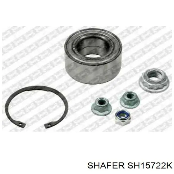 Комплект підшипник маточини передньої Shafer SH15722K ціна, від 17.99 USD