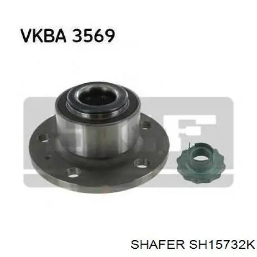 SH15732K Shafer Маточина (передня)