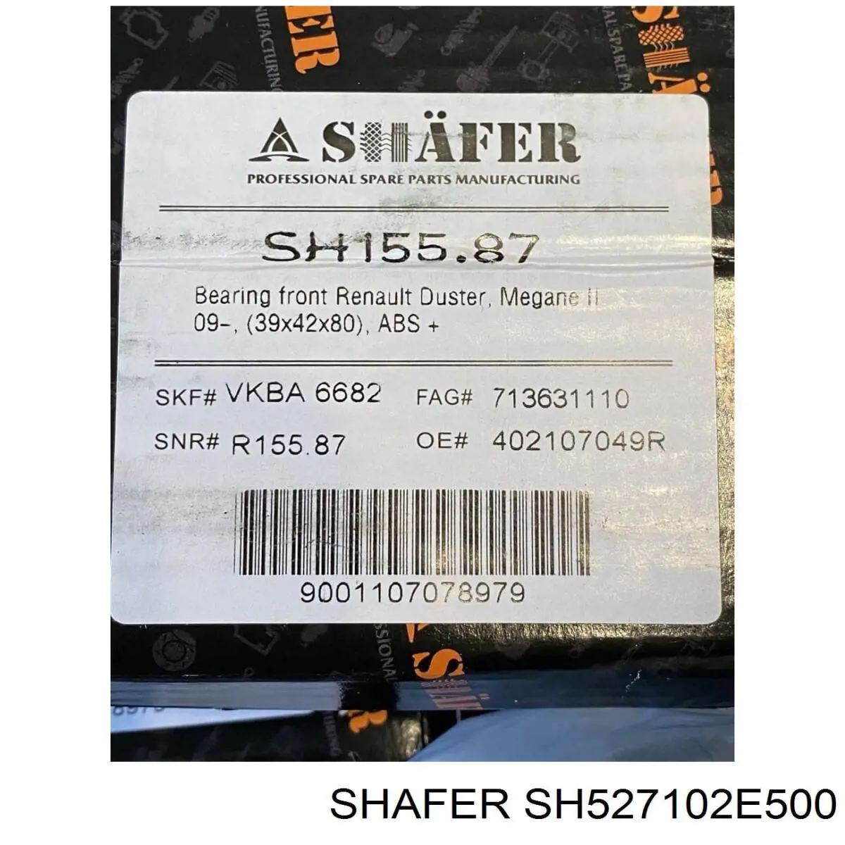 Купити SH527102E500 Shafer Підшипник ступиці колеса