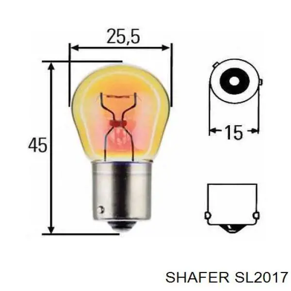 SL2017 Shafer Лампа автомобільна