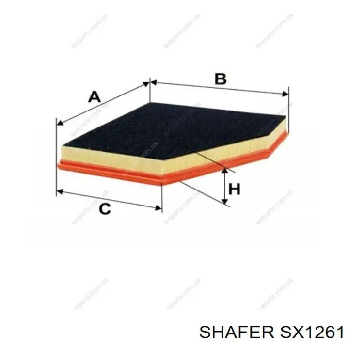Елемент повітряного фільтра Shafer SX1261 ціна, від 6.68 USD