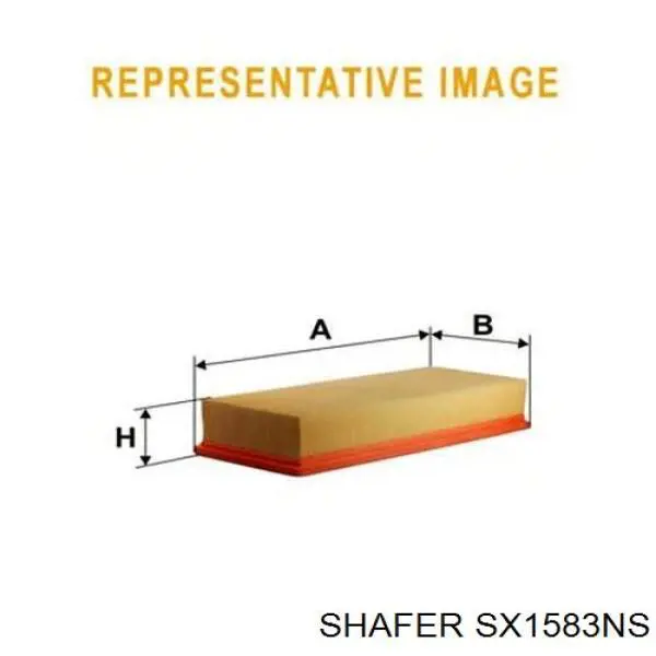 Фільтр повітряний SX1583NS Shafer