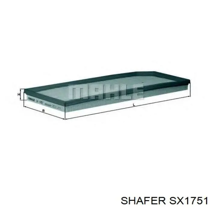 SX1751 Shafer фільтр повітряний