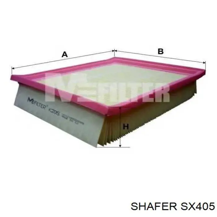 SX405 Shafer Повітряний фільтр двигуна
