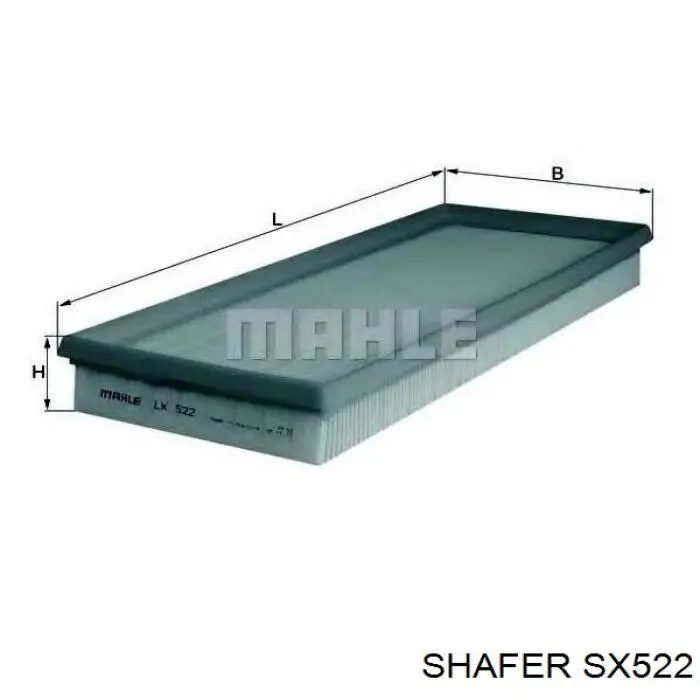 Фільтр повітряний SX522 Shafer