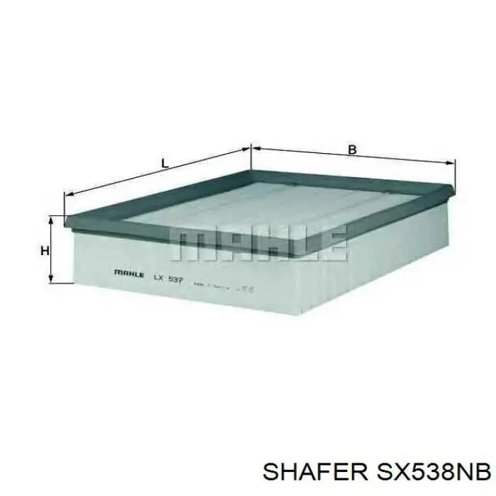 SX538NB Shafer Повітряний фільтр двигуна