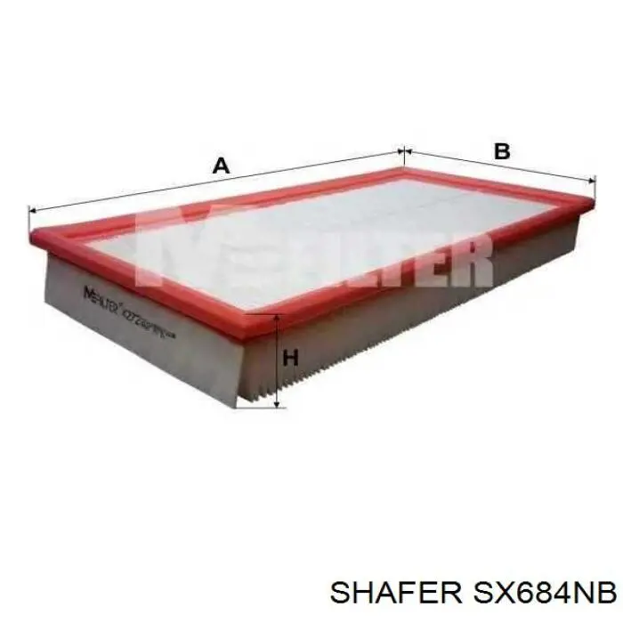 SX684NB Shafer Повітряний фільтр двигуна