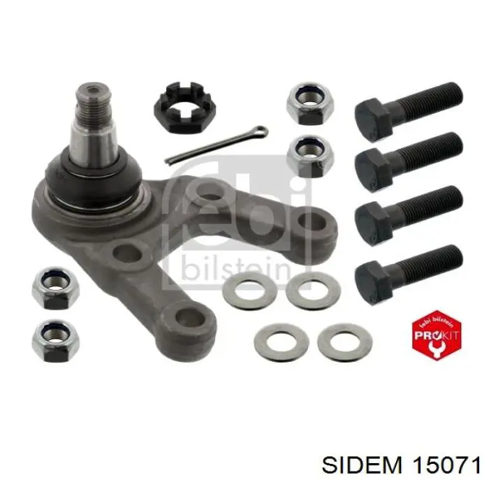 Важіль передньої підвіски верхній, правий Sidem 15071 ціна, від 85.40 USD
