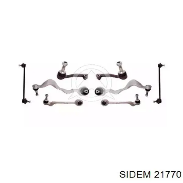 Комплект важелів передньої підвіски Sidem 21770 ціна, від 210.33 USD