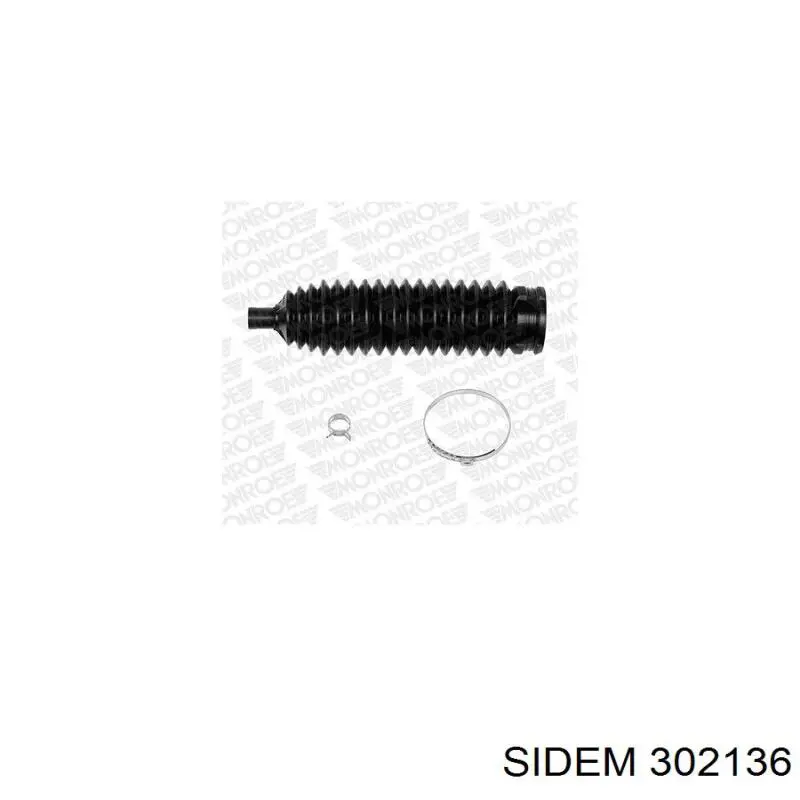 Пильник рульової тяги Sidem 302136 ціна, від 5.95 USD