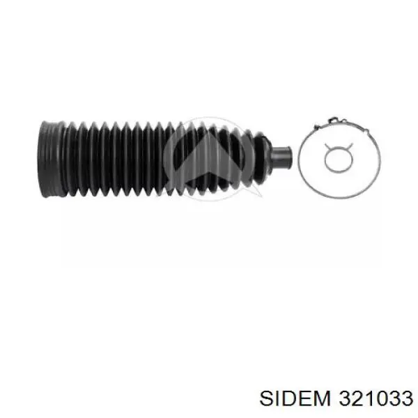 Пильник рульового механізму/рейки 321033 Sidem