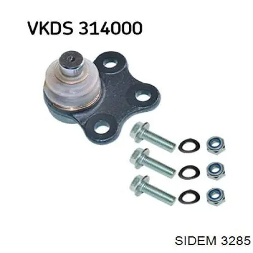 Кульова опора, нижня Sidem 3285 ціна, від 12.85 USD