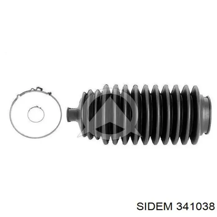 Пильник рульового механізму/рейки 341038 Sidem