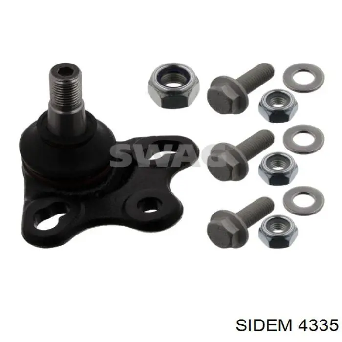 Наконечник рульовий Sidem 4335 ціна, від 17.02 USD