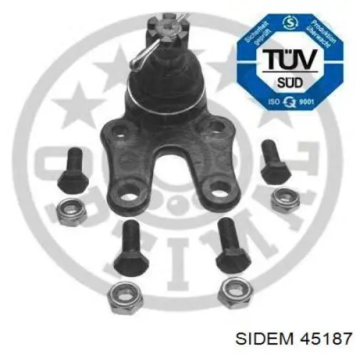 Кульова опора, верхня Sidem 45187 ціна, від 16.52 USD